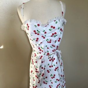 Stop Staring Sun dress with cherry print 🍒